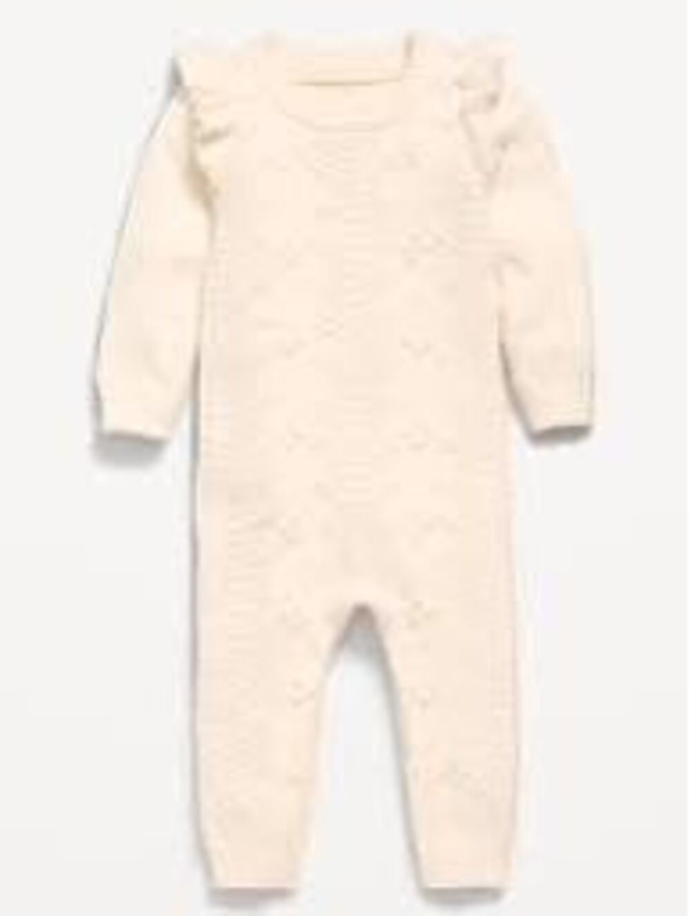 SoSoft Riffled shoulder sweater one-piece